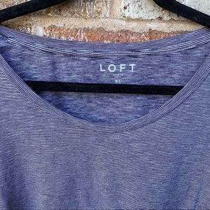 Microstripe Long Sleeved Tee